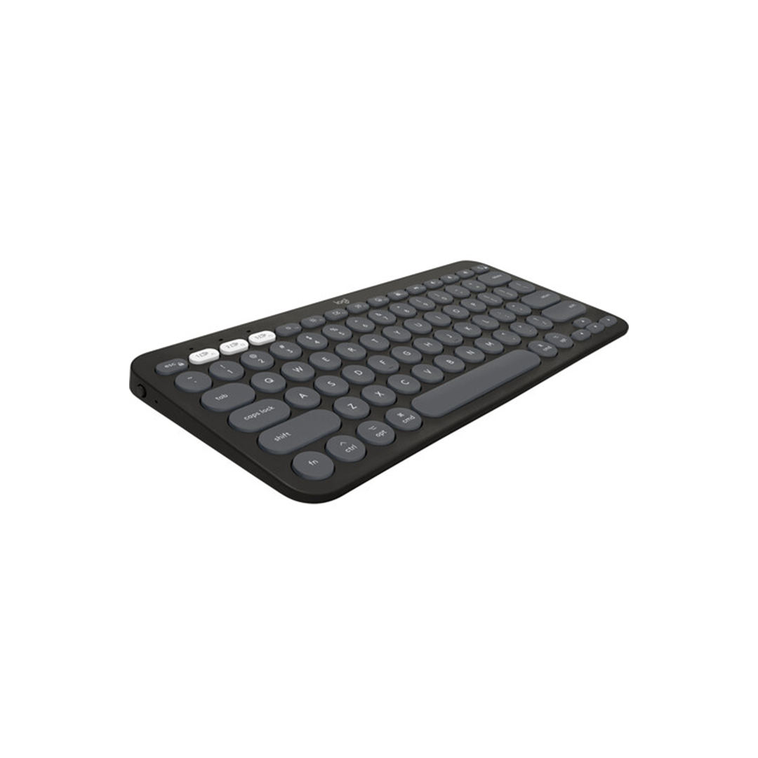 Logitech Pebble Keys 2 K380S Wireless Keyboard - Tonal Graphite in Qatar Logitech Pebble Keys 2 K380S Wireless Keyboard - Tonal Graphite in Qatar